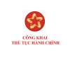 DANH MỤC  THỦ TỤC HÀNH CHÍNH THUỘC LĨNH VỰC  KHÁC
