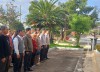 UBND thị trấn tổ chức Lễ thắp hương tại nhà bia ghi danh liệt sỹ thị trấn và gặp mặt gia đình chính sách cuối năm 2024